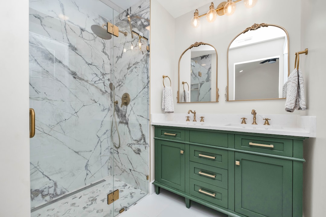 Bathroom remodel in progress in a Lakewood home